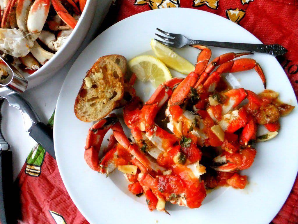 Spicy Tomato Garlic Crab Legs Italian Cook