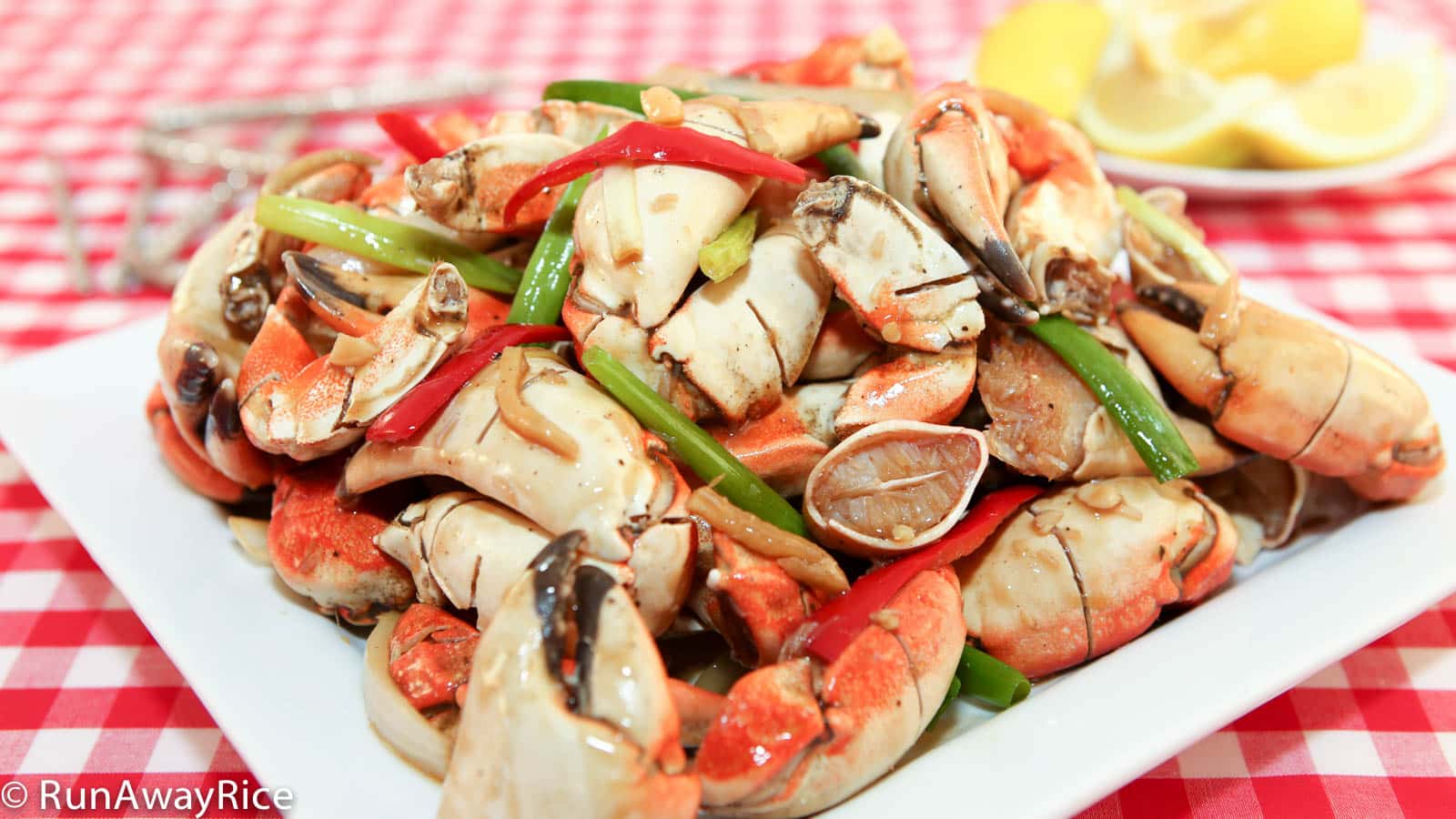 Spicy Stir Fried Crab Legs (Cua Xao Gung Ot)