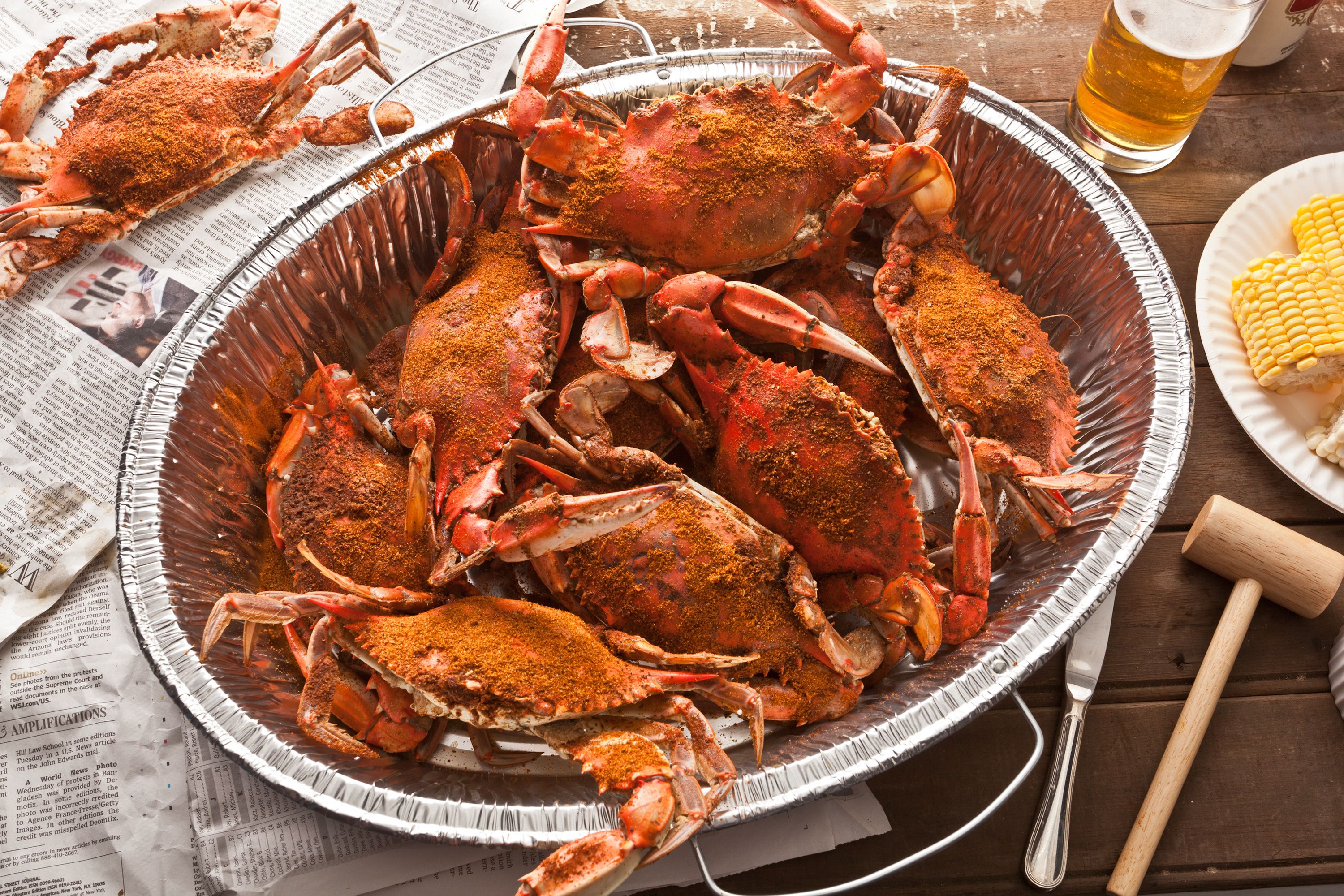 Basic Steamed Blue Crabs Recipe