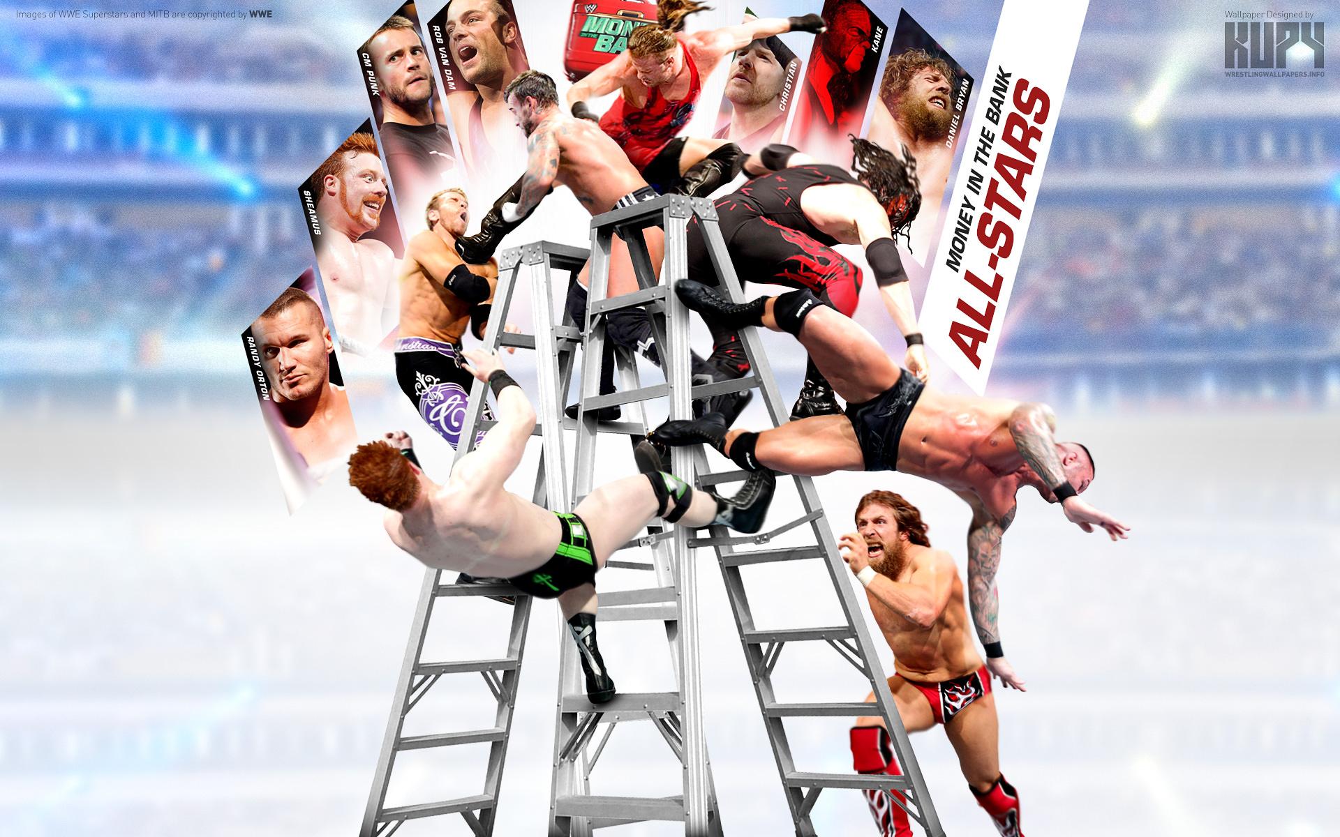 NEW WWE Money In The Bank All Stars Wallpaper! Wrestling