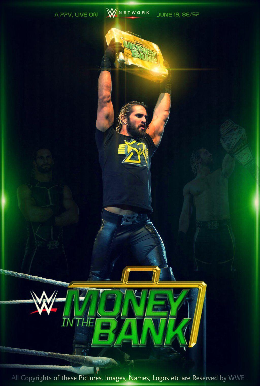 Custom WWE Money In The Bank 2016 Poster