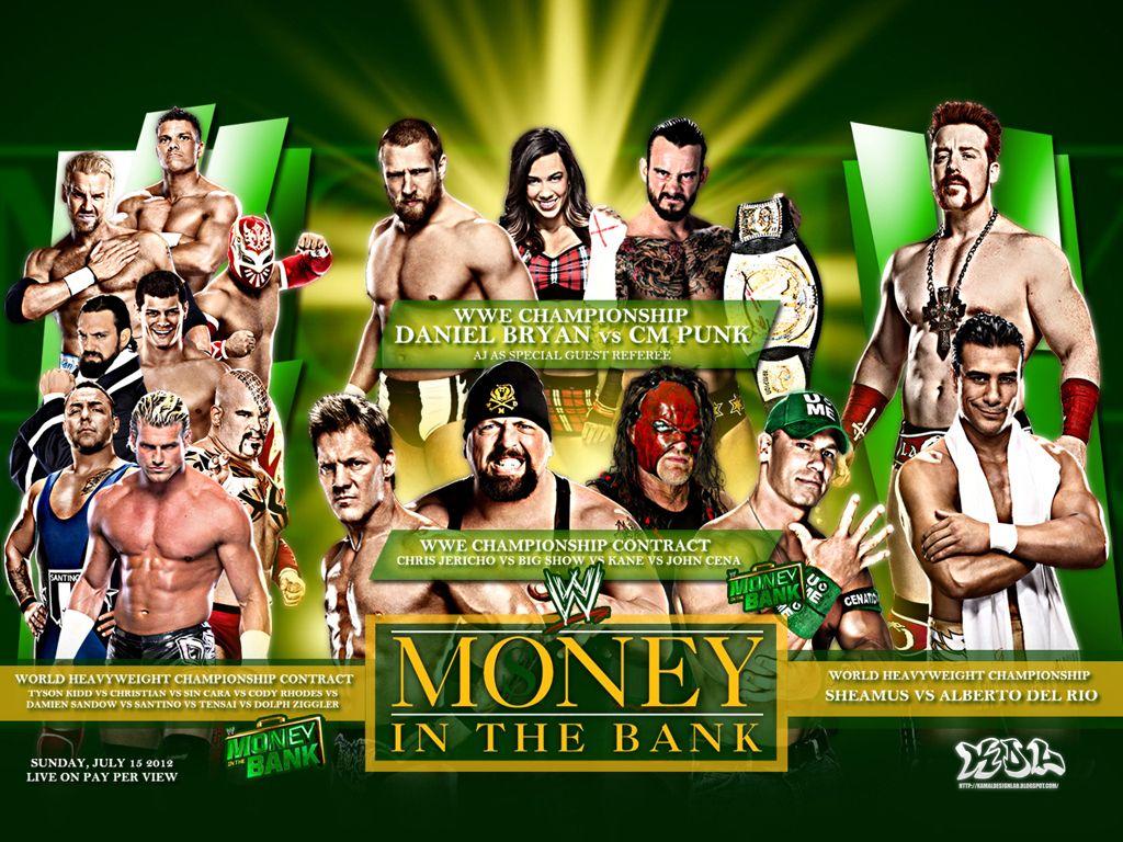 NEW! WWE Money In The Bank 2012 Wallpaper!. Kamal Design Lab