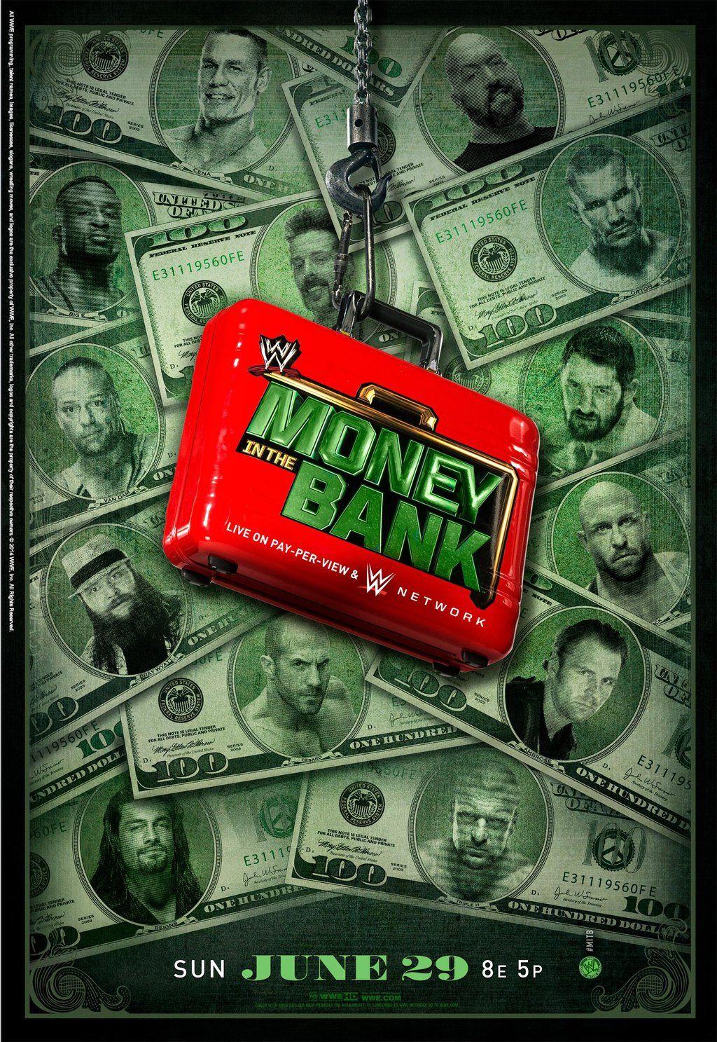 WWE Money In The Bank 2014 Official Poster [HD]