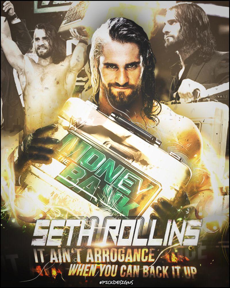 Seth Rollins Poster. Money in the Bank