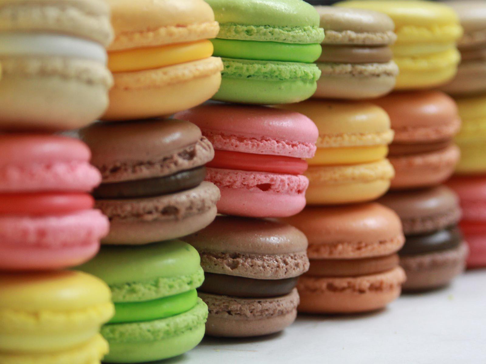 High Resolution Yummy Colorful Macarons Wallpaper Full Size 1600