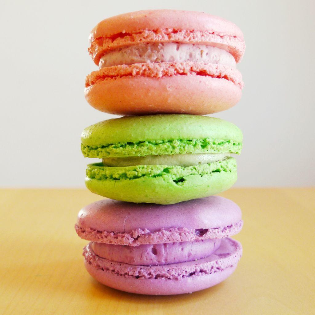 Sweet French confection Macarons colorful wallpaper 1024x1024 08