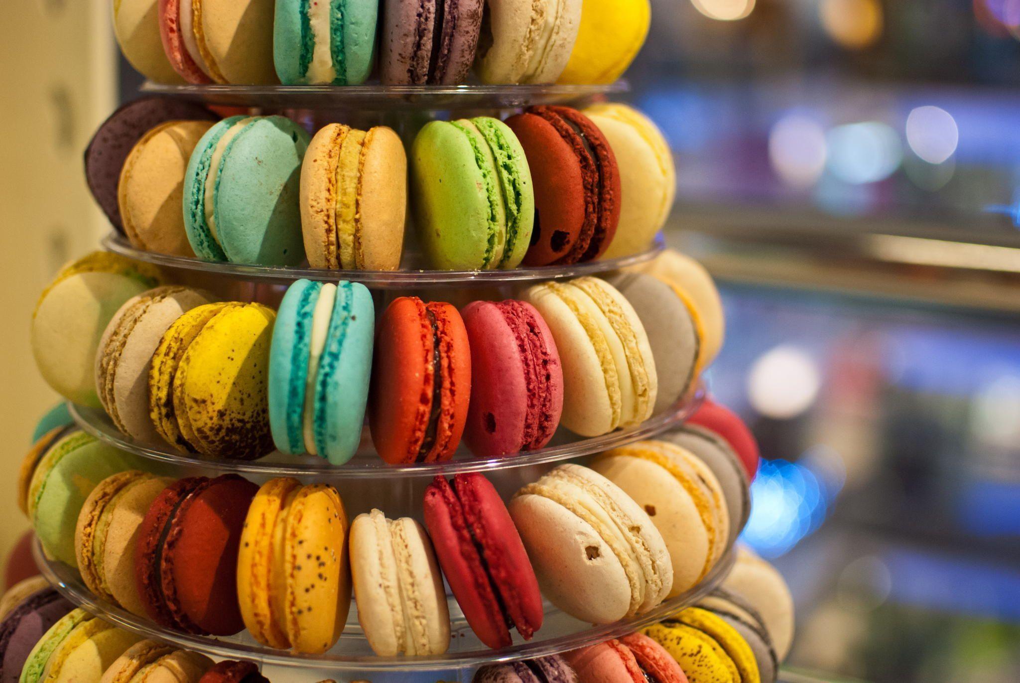 Colorful Macaroons Computer Wallpaper, Desktop Background