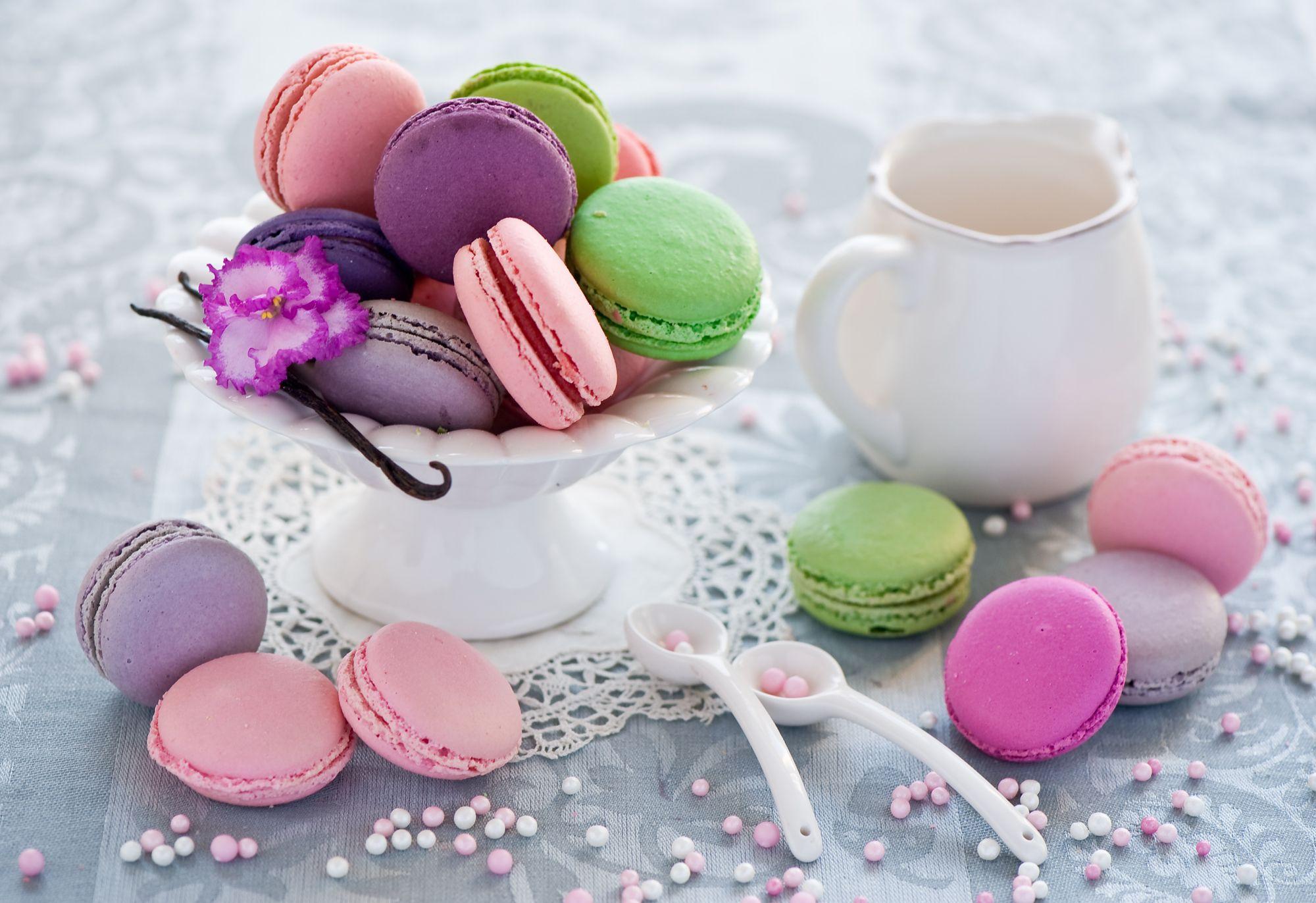 Macaroon macaron colorful cookies wallpaperx1333