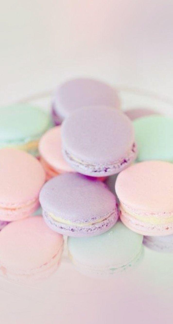 Multicolor pastel. Macaroons and Wallpaper