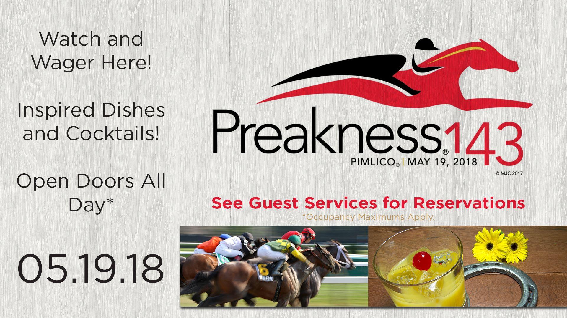 Preakness Stakes 2018. Orange City Racing & Card Club