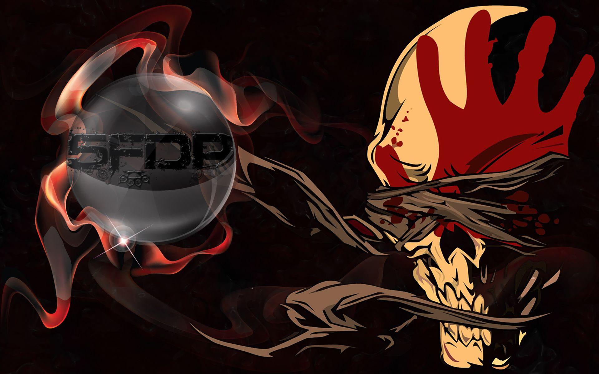Wallpaper By Wicked Shadows: Five Finger Death Punch Ball Wallpaper