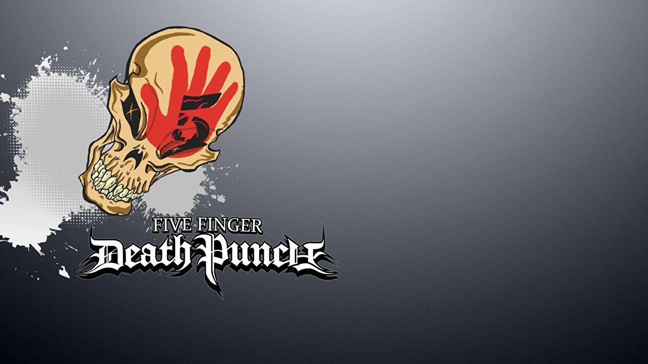 Skulls Logo Emblem five finger death punch fice 5 FFDP Music