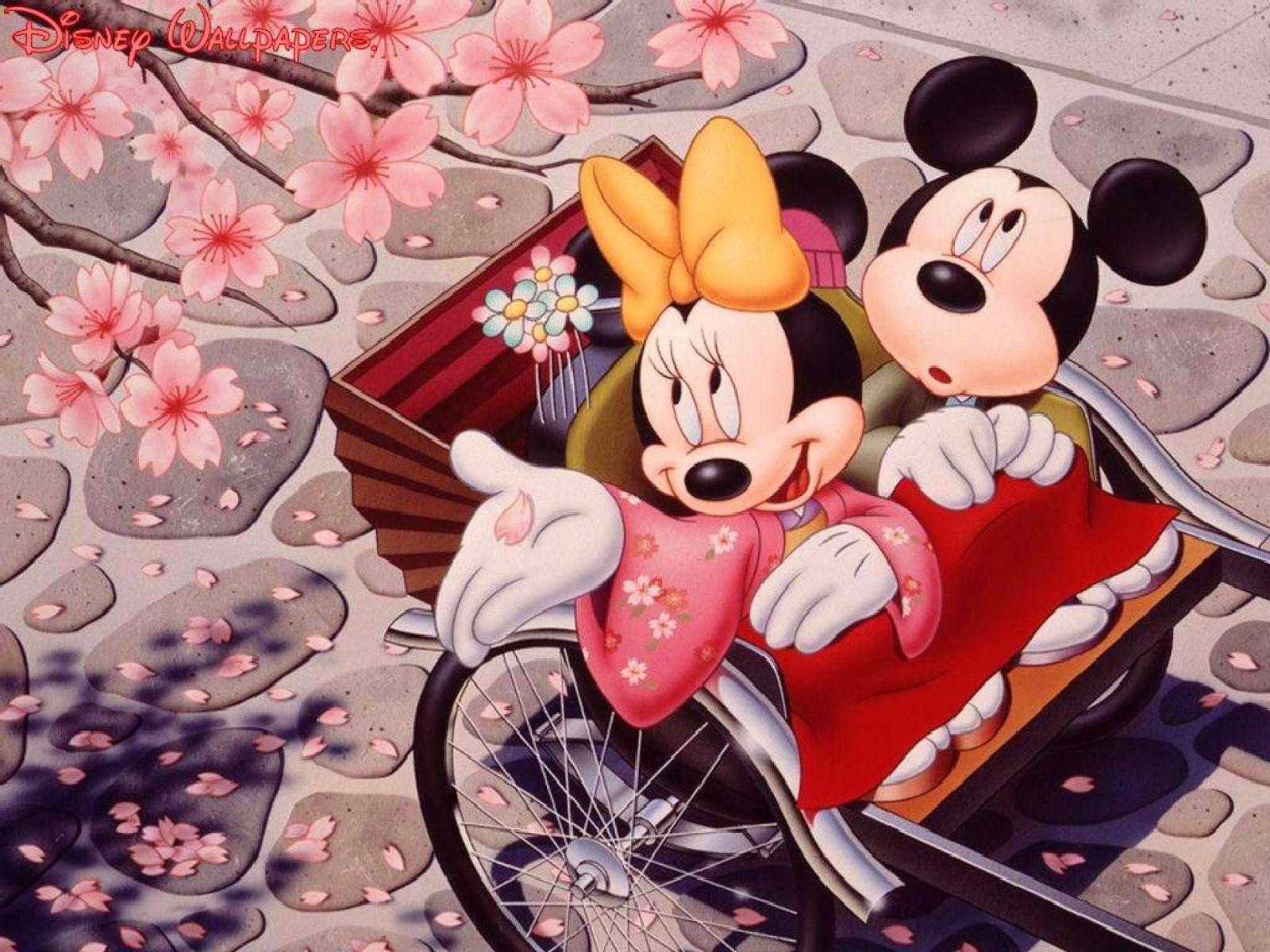 Disney HD Wallpaper: Minni And Mickey Mouse HD Wallpaper