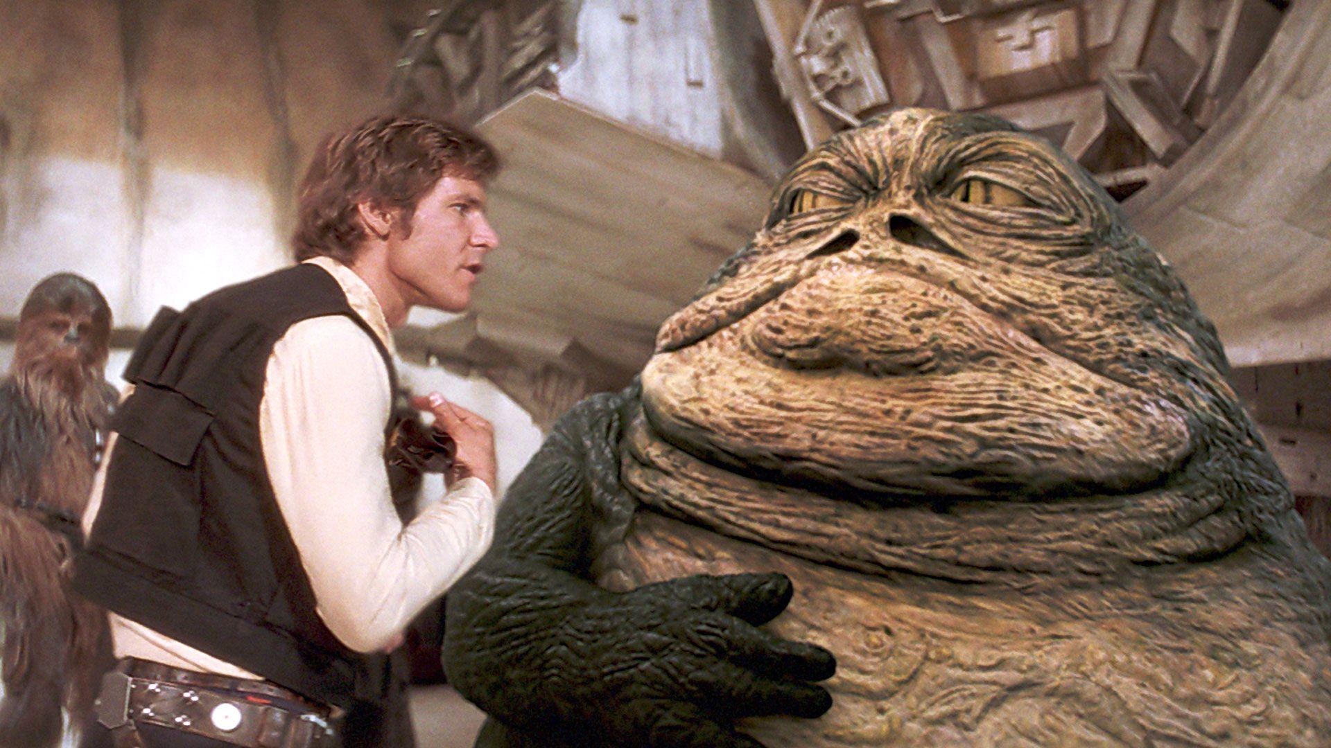 Jabba the Hutt will feature in the Han Solo movie story and he'll