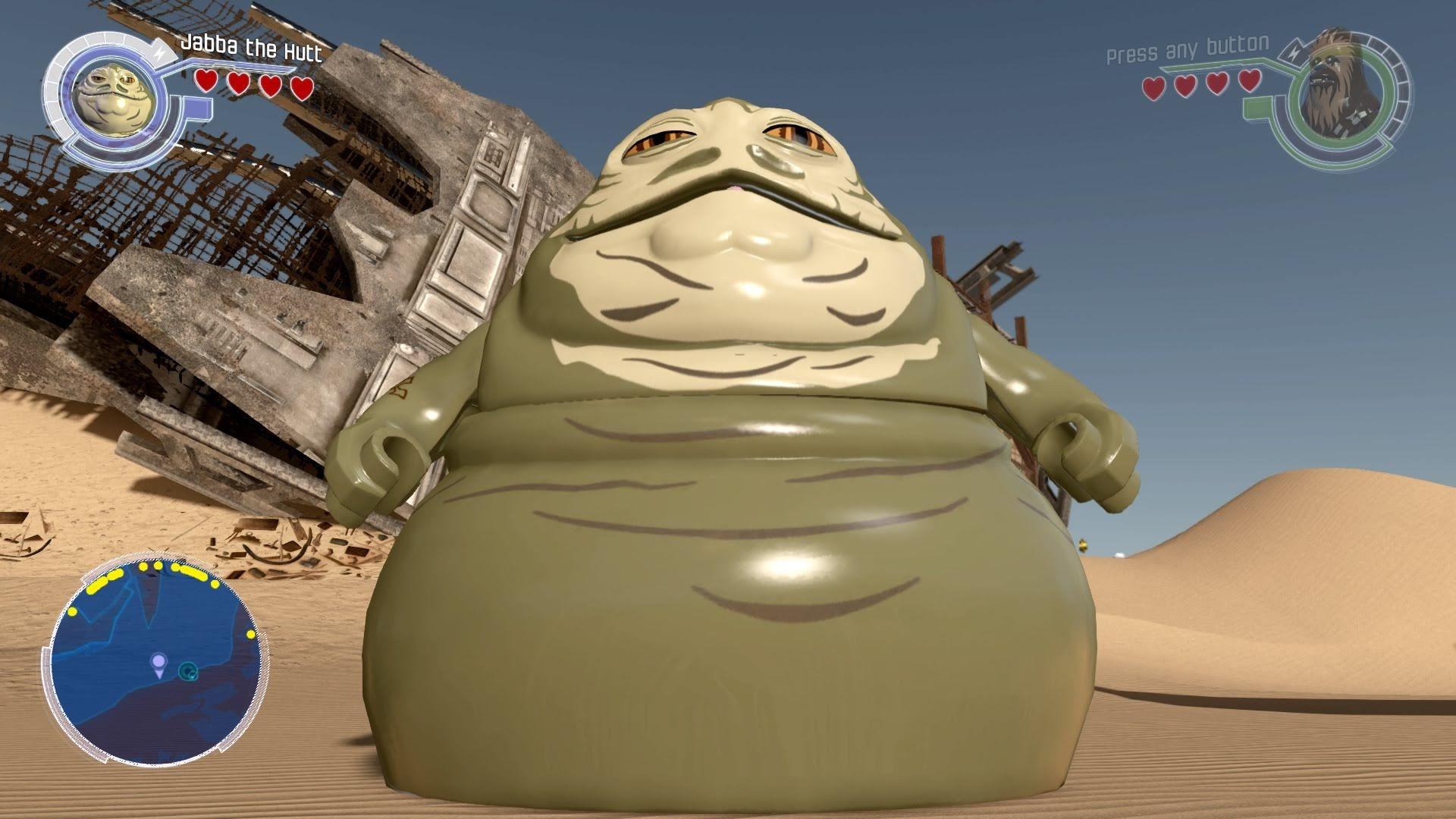 Jabba the Hutt Free Roam LEGO Star Wars The Force Awakens