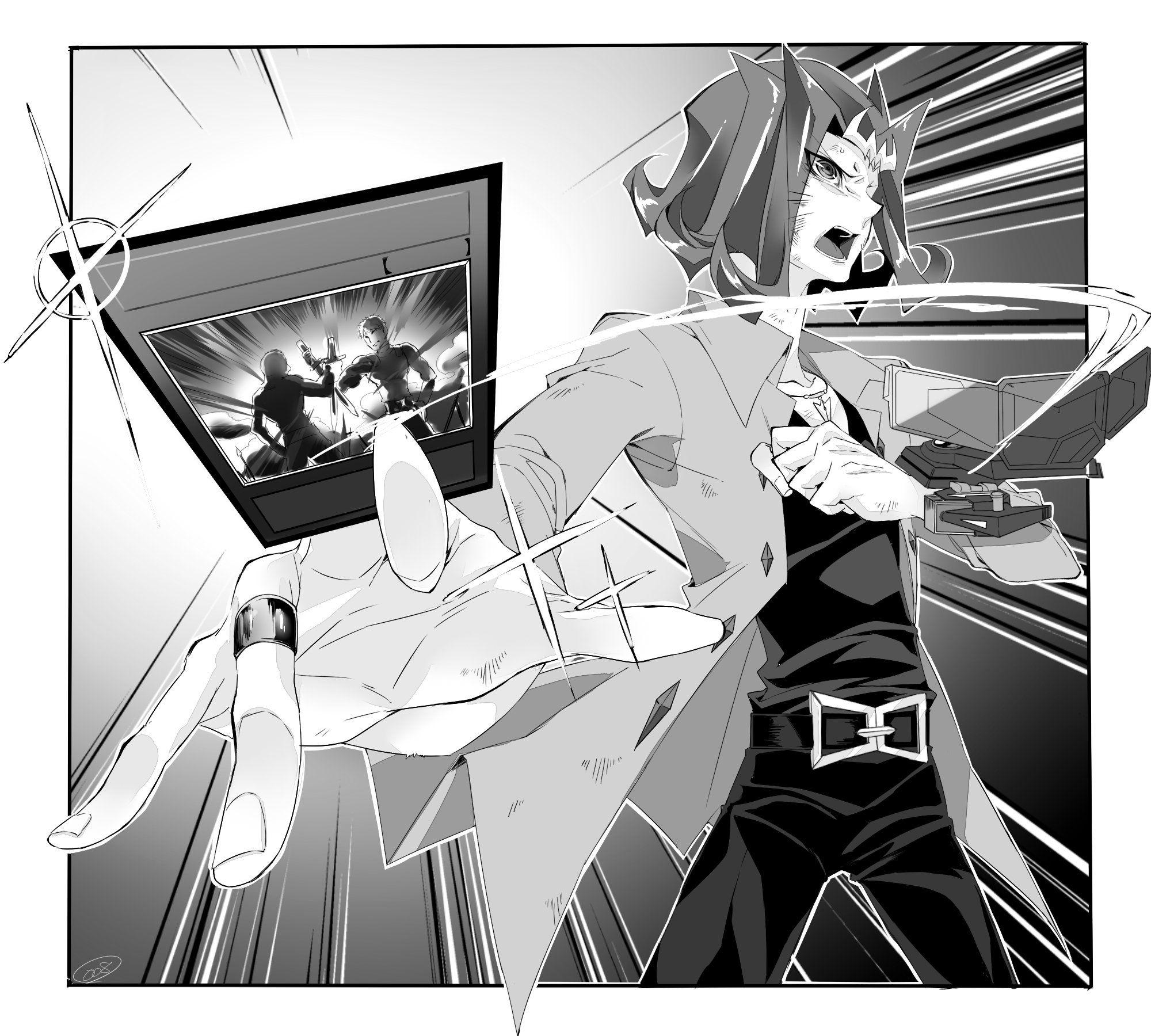 Yu Gi Oh! ZEXAL Yu Gi Oh! Kamishiro Ryoga Duel Disk Holding Card