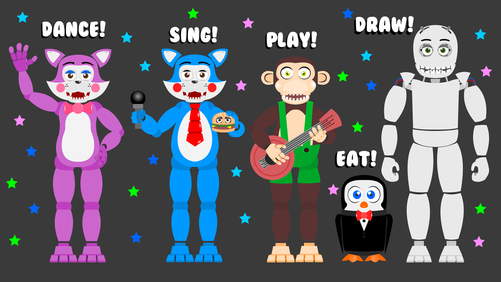 Five Nights at Candy's 3 Wallpaper by TDSpeedEditsandMore on