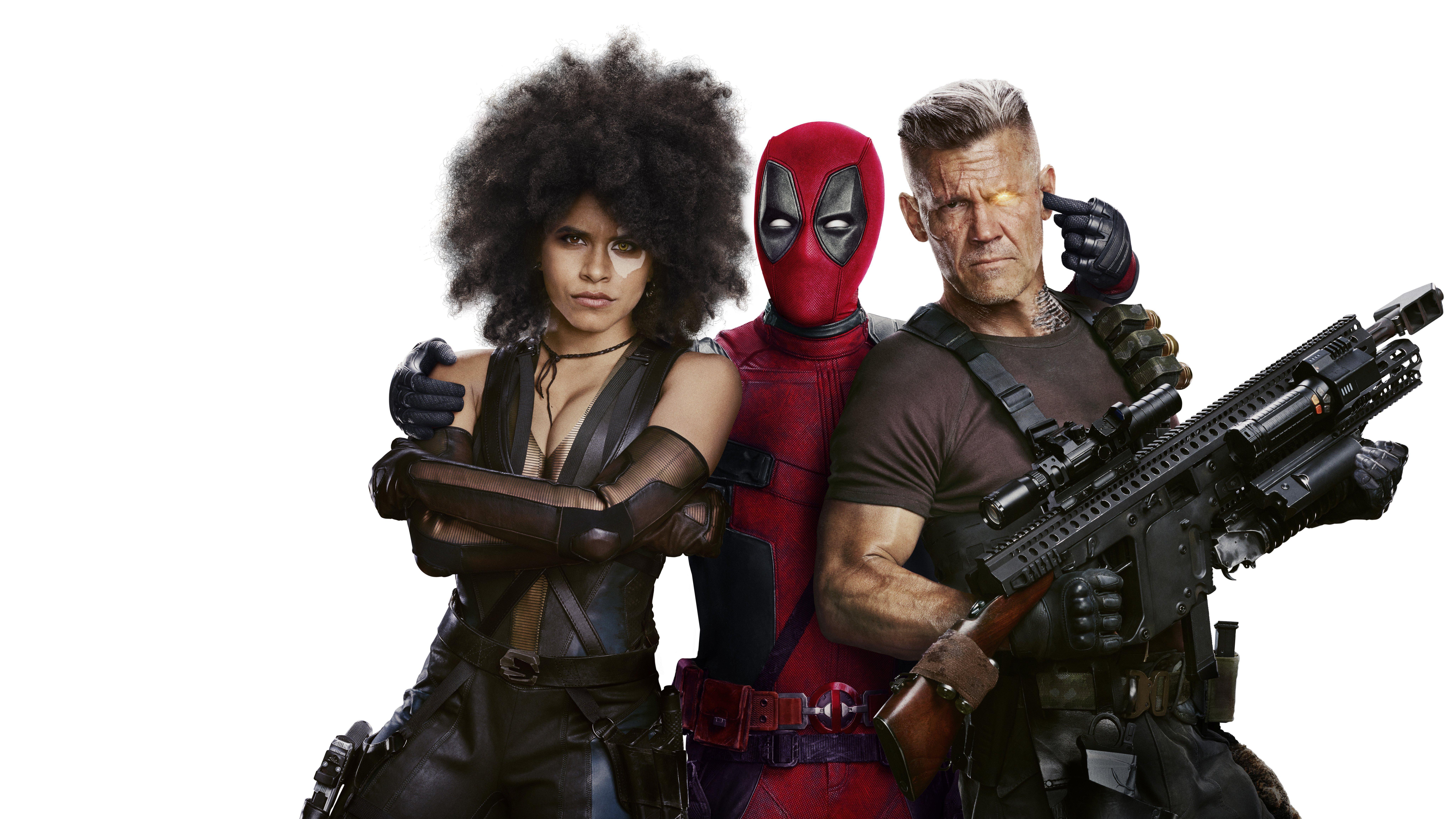 Deadpool Domino, Zazie Beetz, Poster Wallpaper for Phone and HD