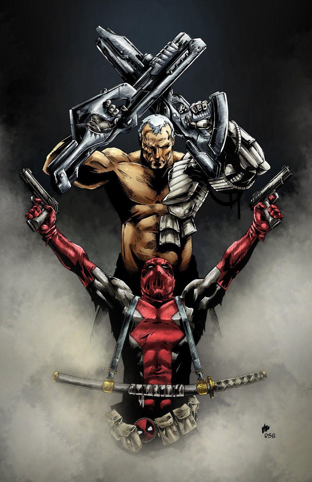 Deadpool and Cable!. comic book stuff!!. Deadpool