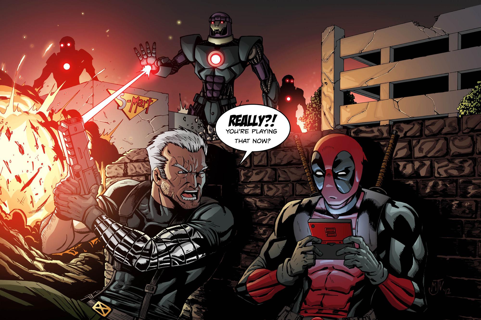 Cable Deadpool Wallpapers Wallpaper Cave