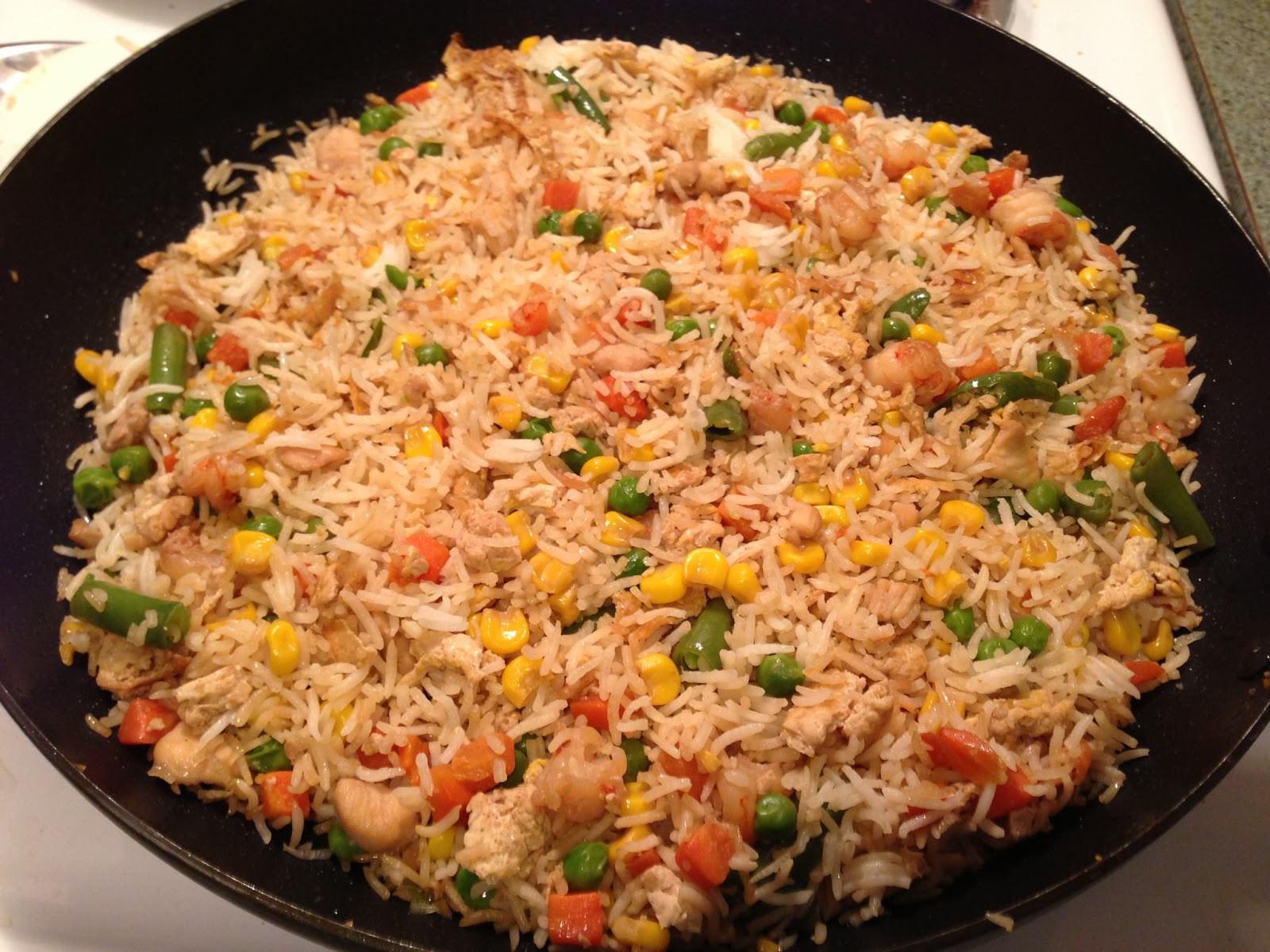 Grads!: Bangladeshi Style Chinese Fried Rice And Panang Chicken