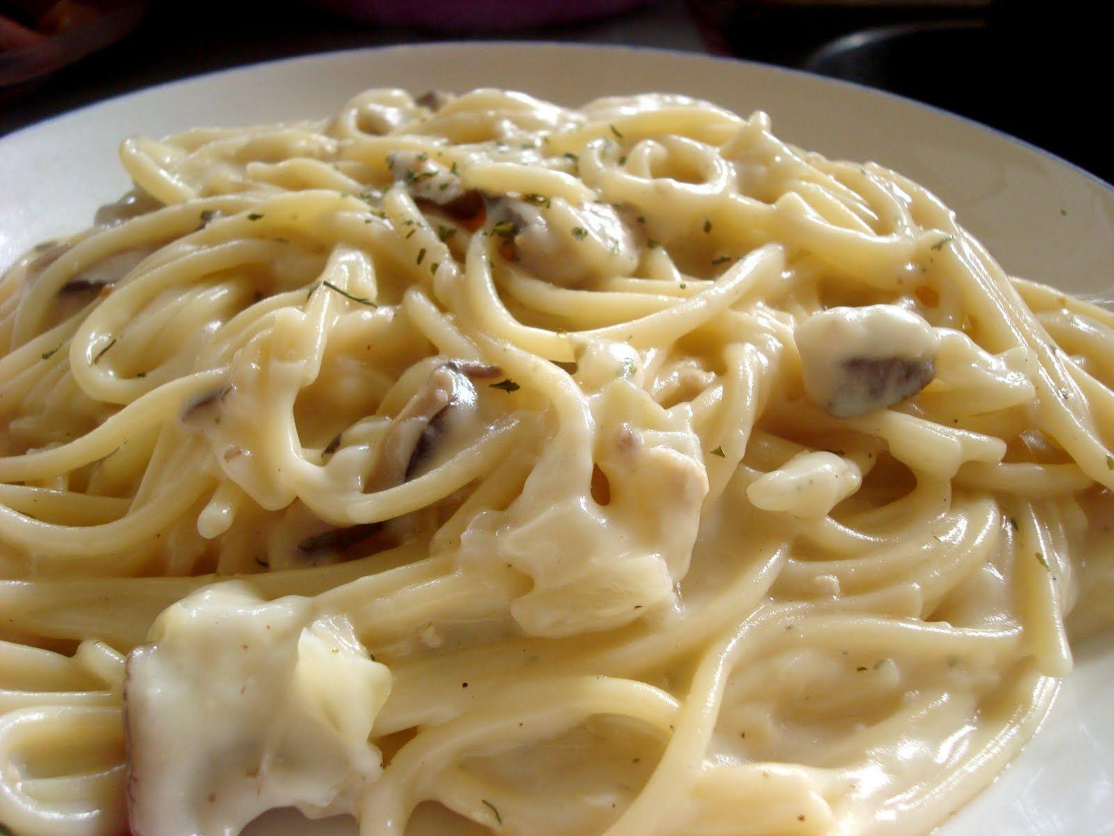 World Cuisine: Mushroom Spaghetti Alfredo Recipe