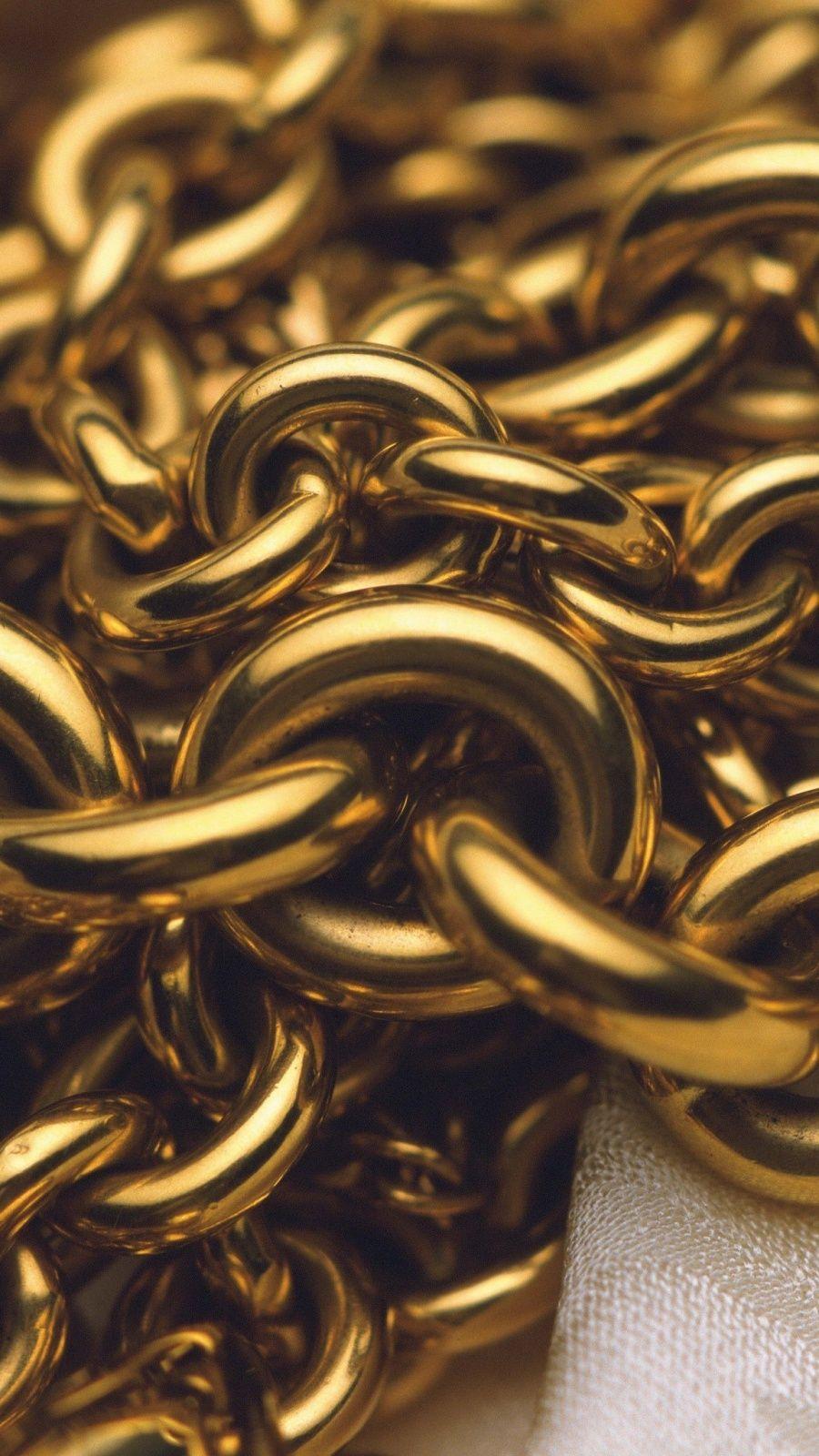 Chain Gold Mobile Wallpaper