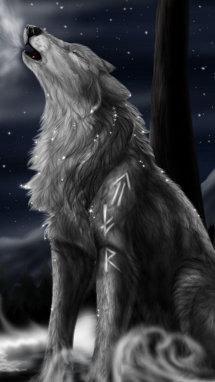 Howling Wolf Galaxy S3 Wallpaper (720x1280)