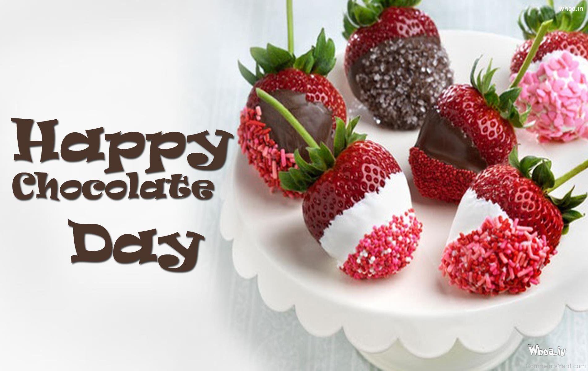 happy chocolate day friends latest chocolate day wallpaper