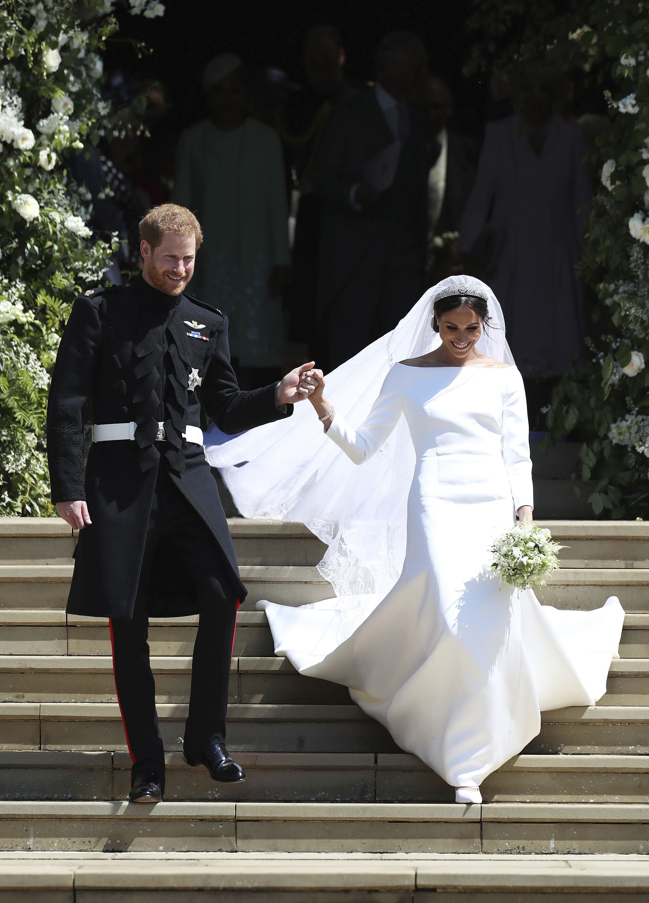 In picture: Prince Harry and Meghan Markle's big fat royal wedding