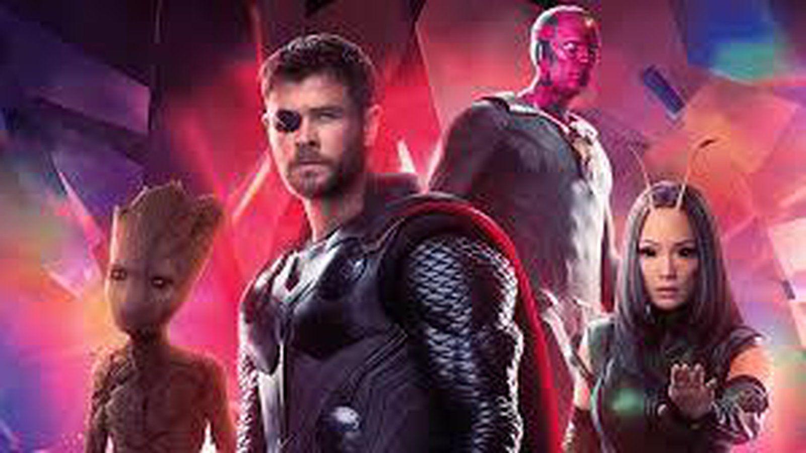 HD+ Avengers Infinity War, Thor, Groot, Mantis, Vision Wallpaper