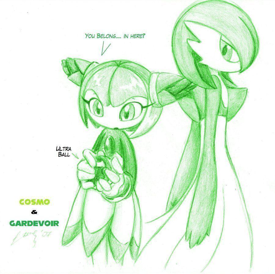 Cosmo Forever image Cosmo and Gardevoir HD wallpaper and background