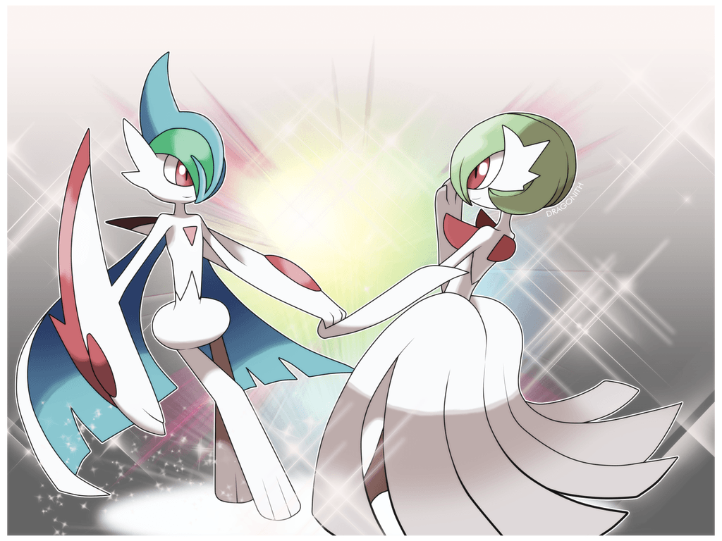 Download The graceful Gardevoir stands ready for battle. Wallpaper