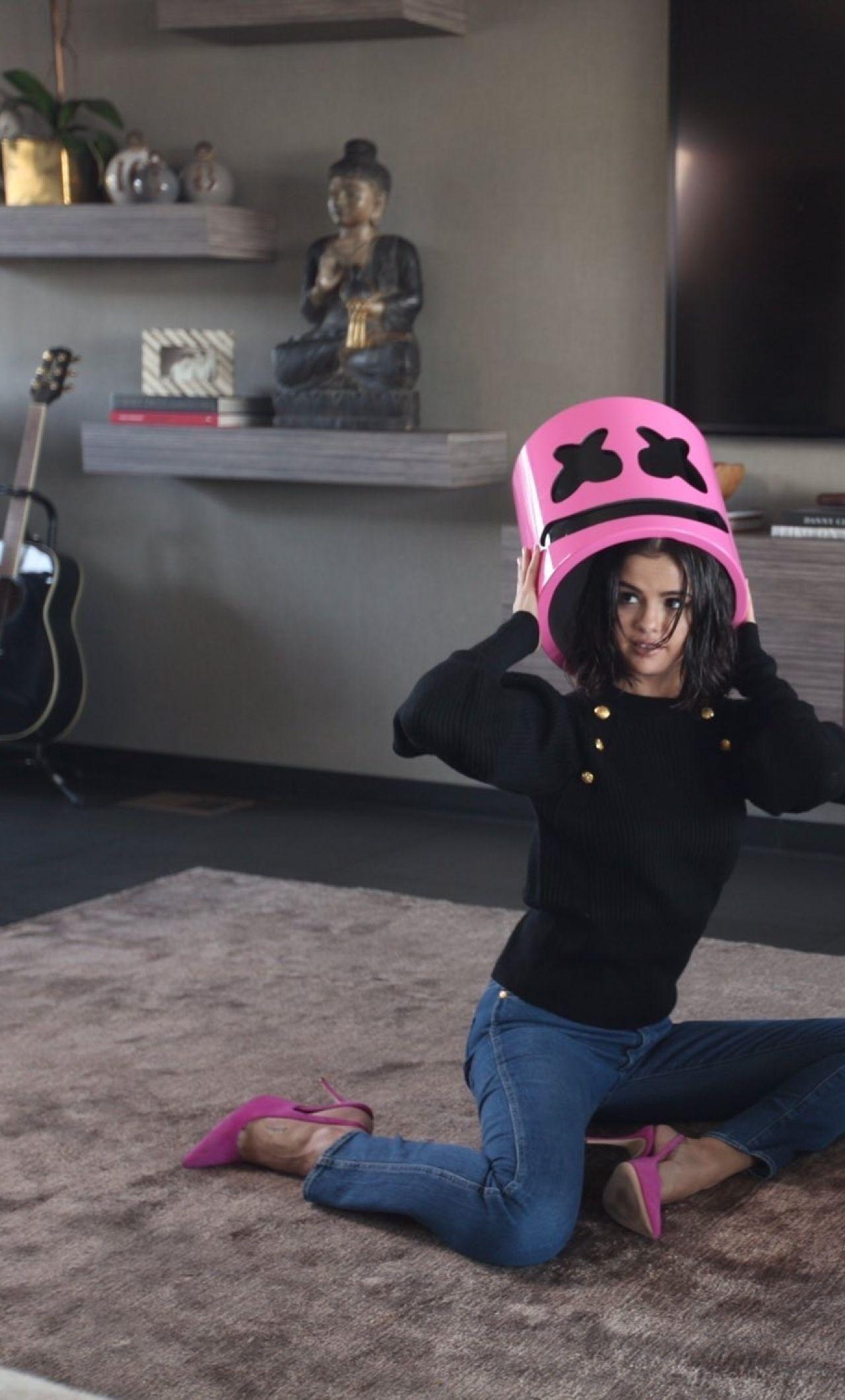 Download Selena Gomez Marshmello 1280x2120 Resolution, Full HD 2K