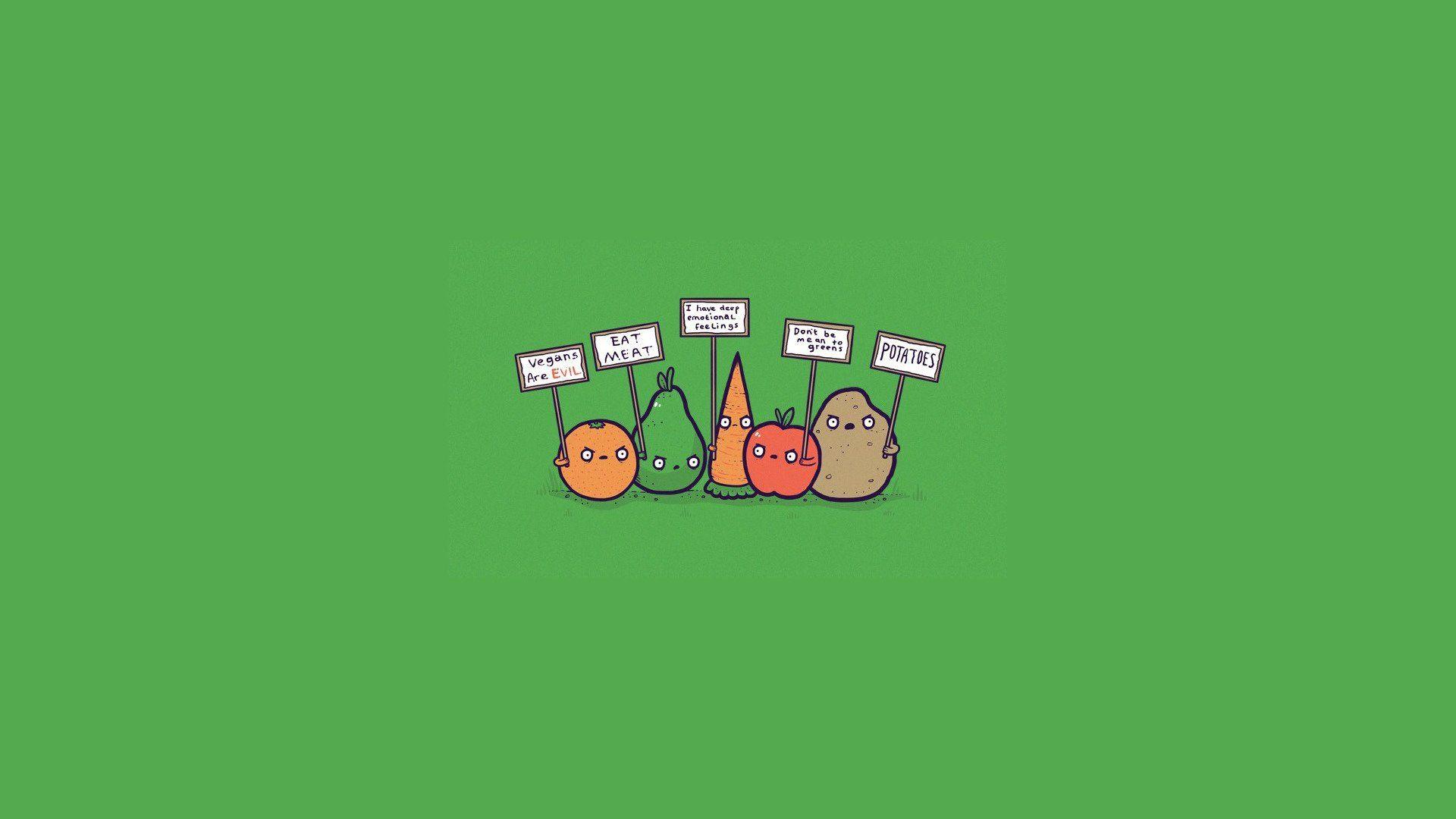 Vegetables Protesting