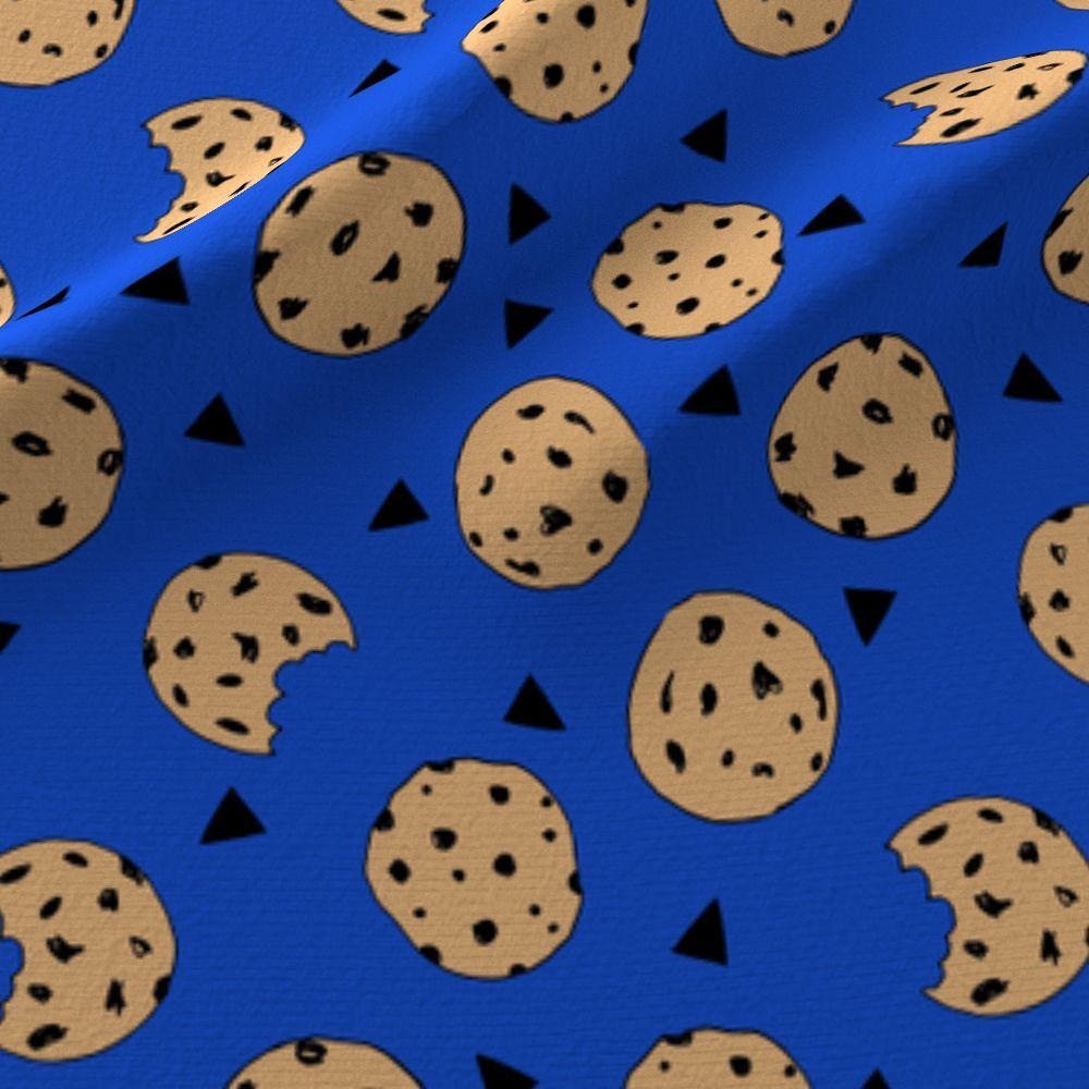 chocolate chip cookie fabric, wallpaper & gift wrap