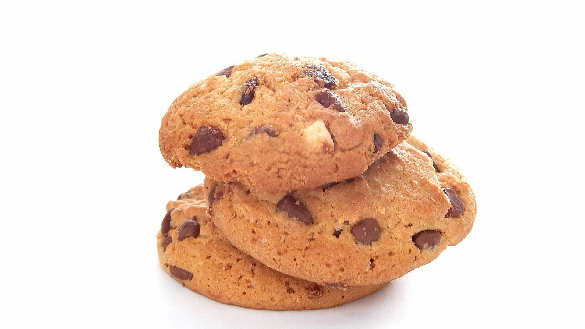 Chocolate Chip Cookies Background, High Definition, High