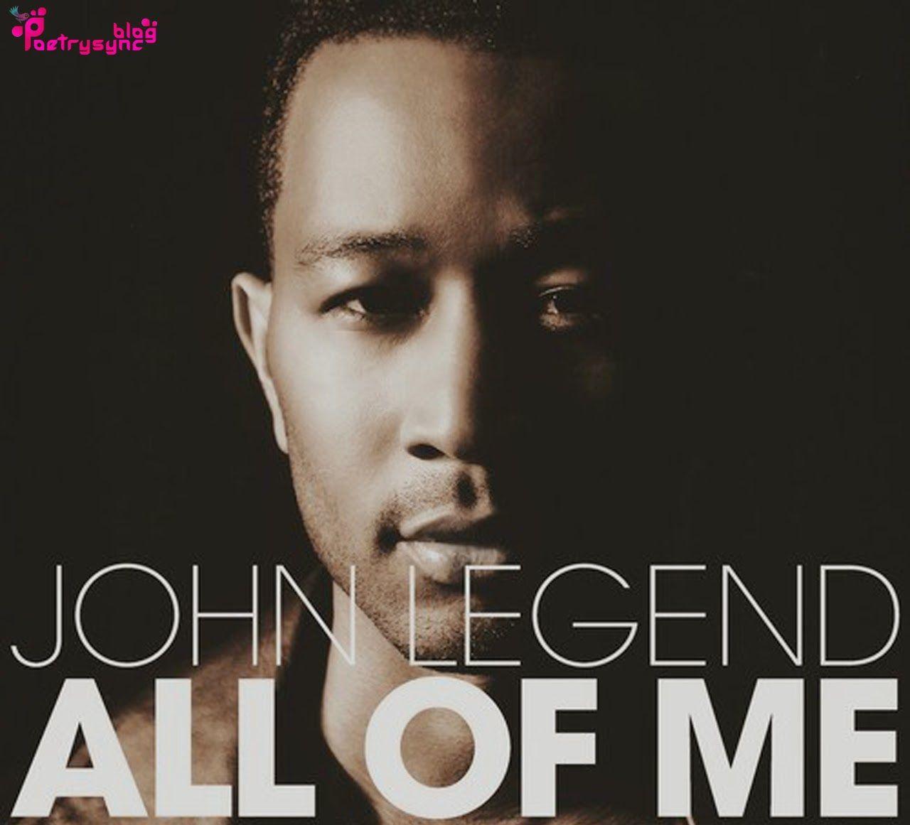 All of Me backing track in the style of john Legend