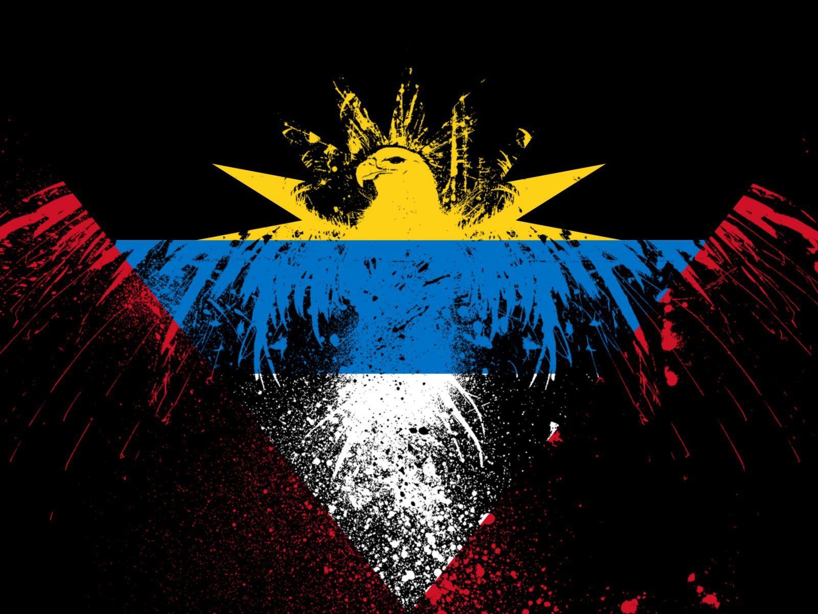 Eagles hawk flags antigua and barbuda wallpaper