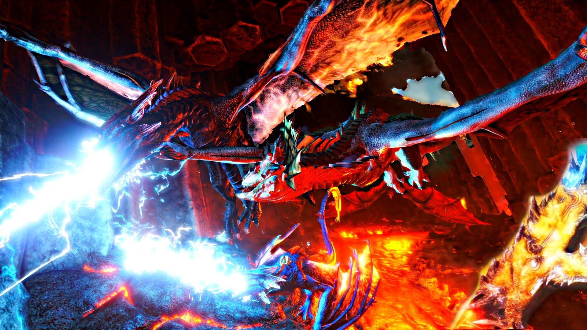 ARK Scorched Earth WYVERN, FIRE WYVERN, EPIC RUINS