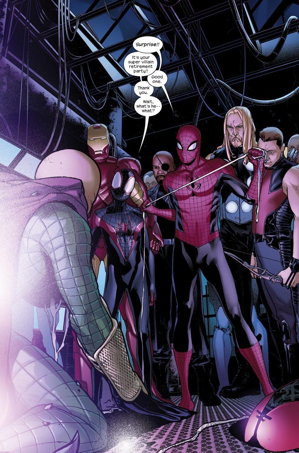 Spider Men And The Ultimates Vs. Mysterio. Comics