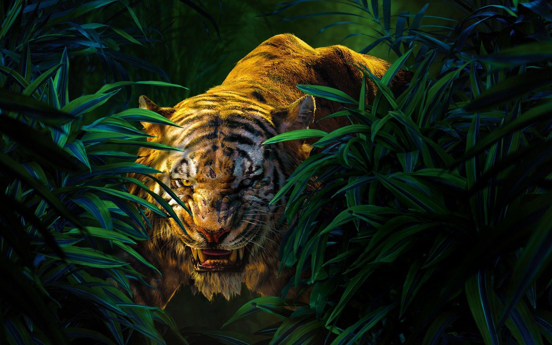 Wallpaper Jungle Book, Shere Khan, Movies