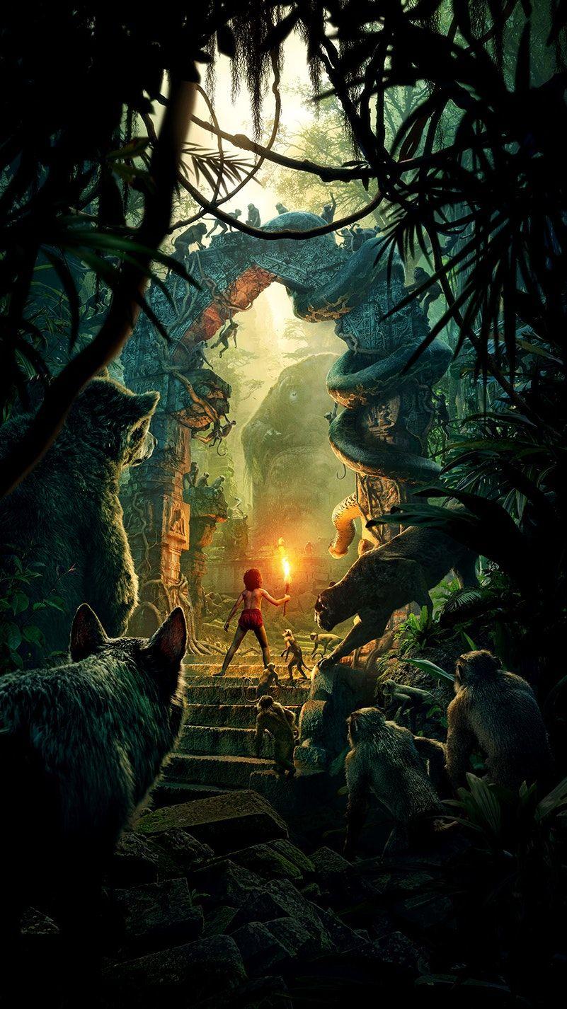 The Jungle Book (2016) Phone Wallpaper. Movie wallpaper, Movie