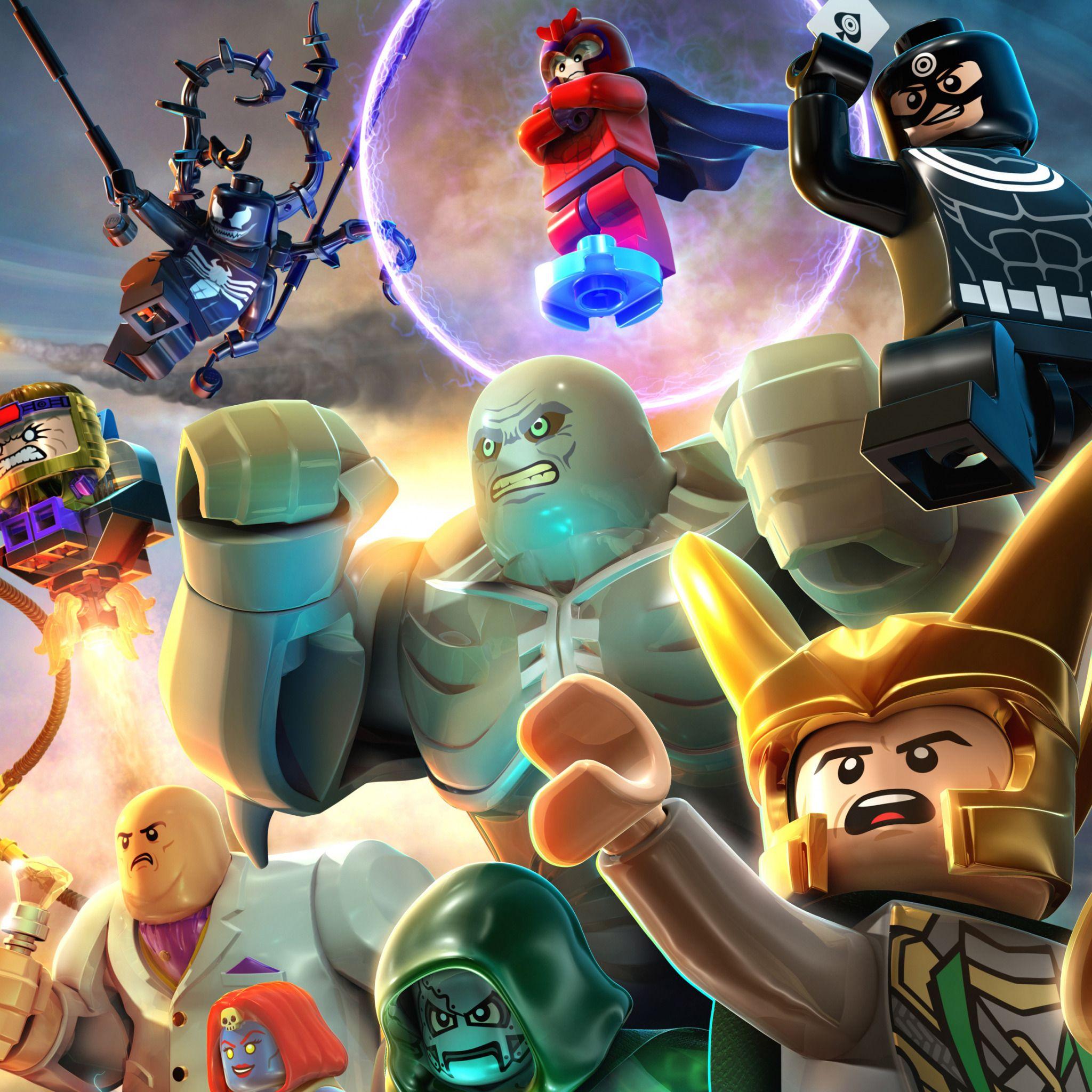 Download wallpaper LEGO: Marvel Super Heroes, toys, Mystic, TT Games