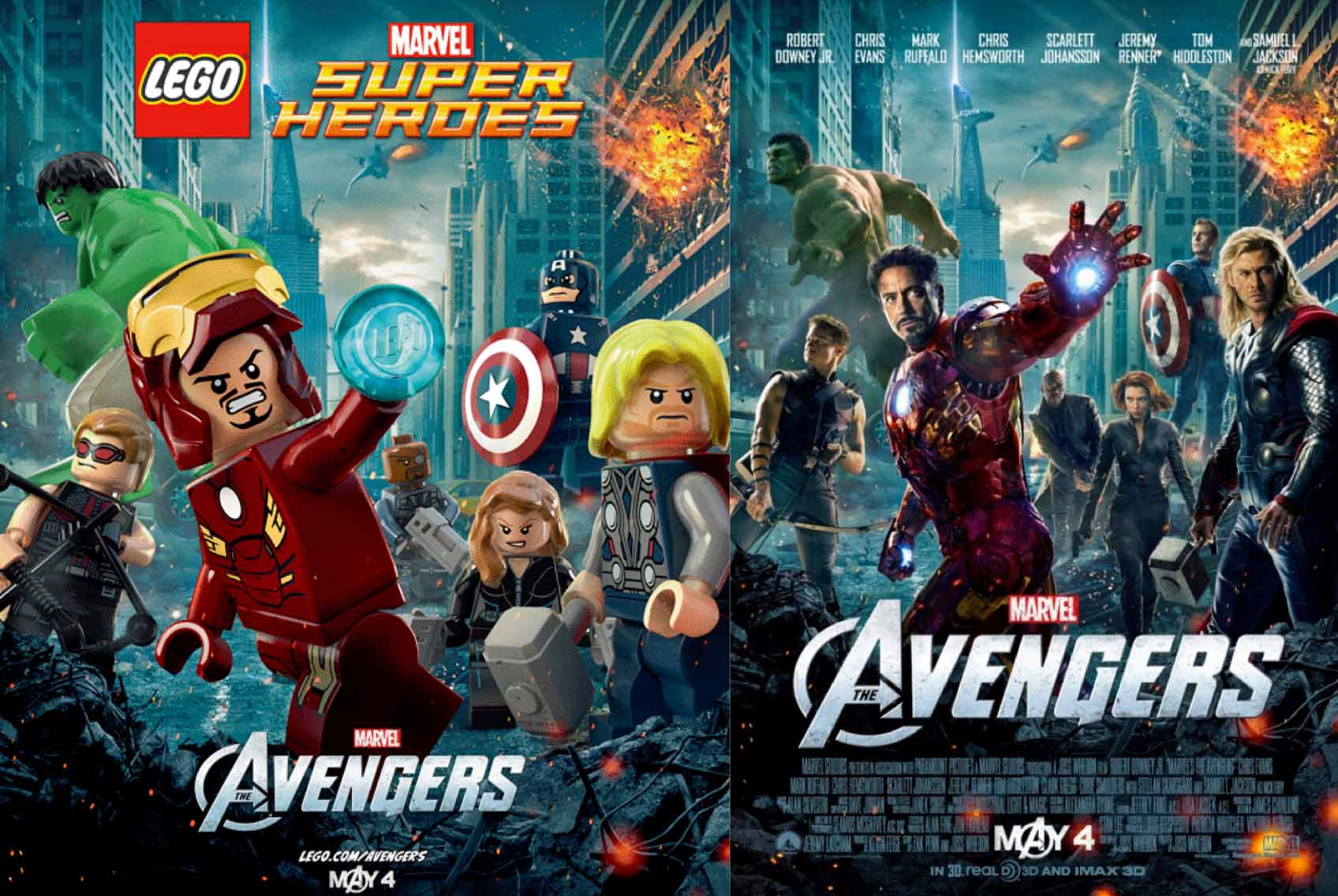 Avengers Assemble.Your Bricks & Marvel Team Up. Three If