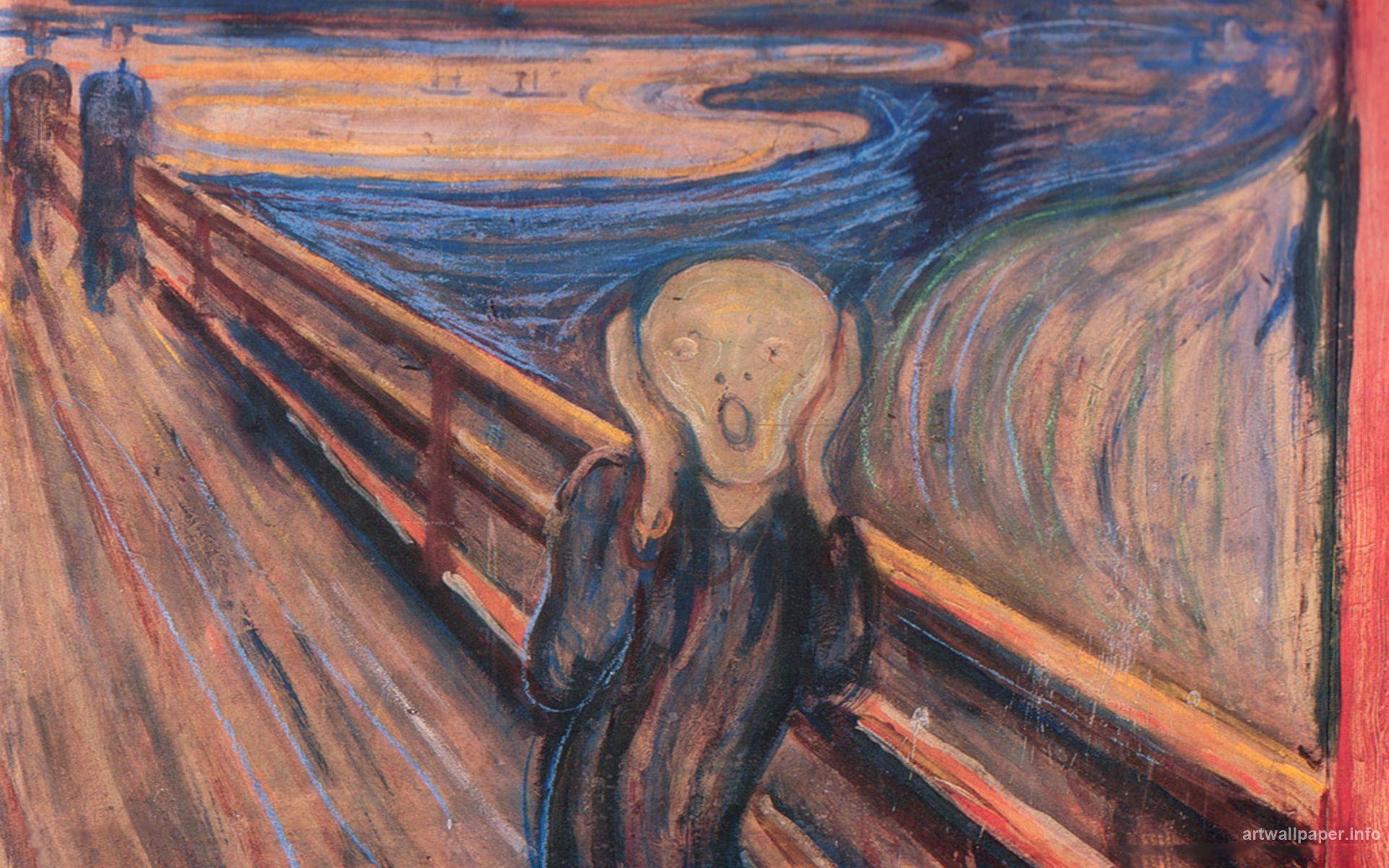 Edvard Munch The Scream HD Wallpaper, Background Image