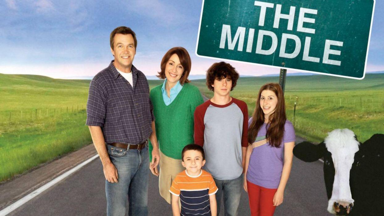 THE MIDDLE Comedy Series Television Sitcom Middle Poster Wallpaper