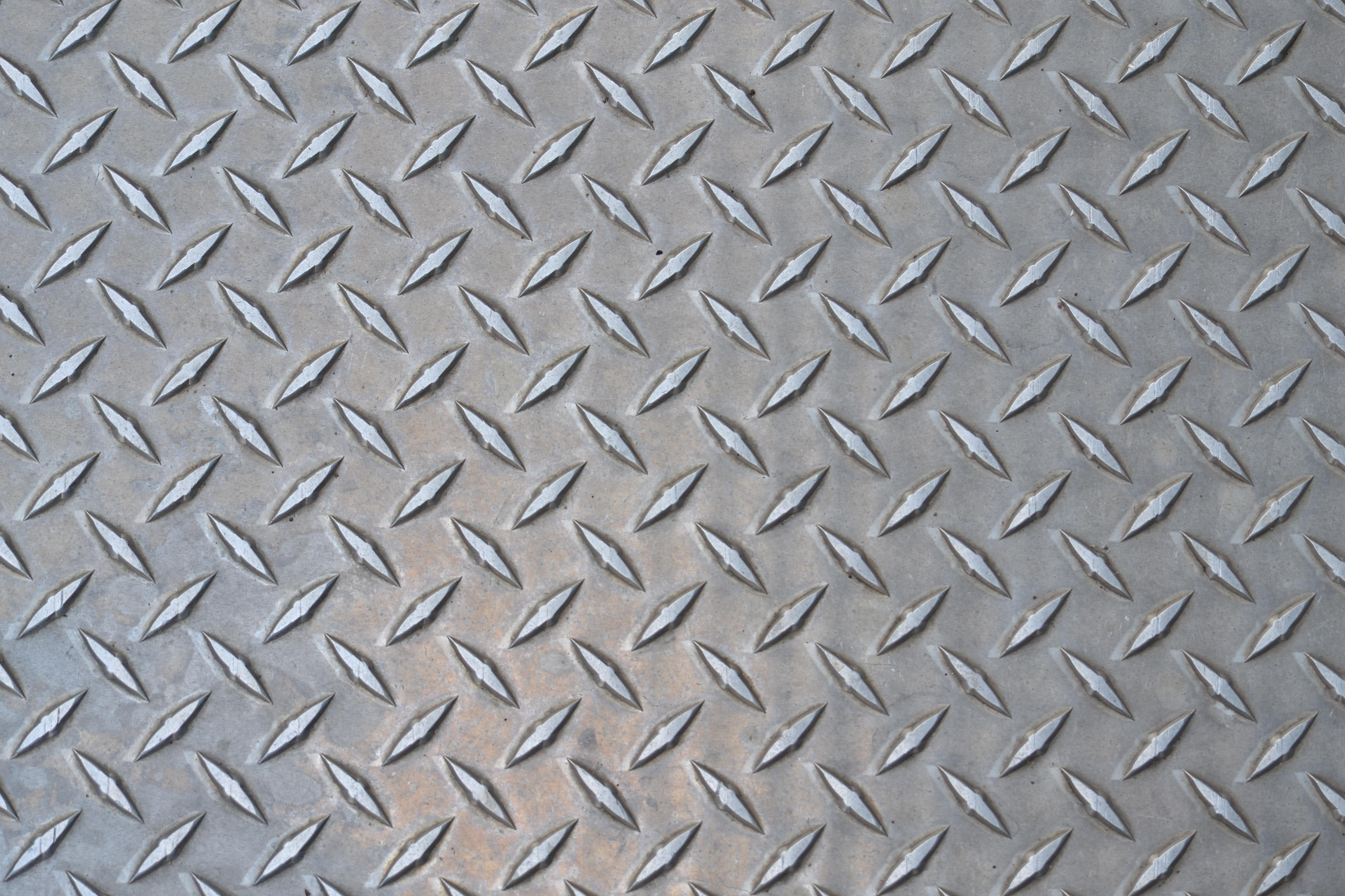 Diamond Plate Textures, Patterns, Background. Design Trends