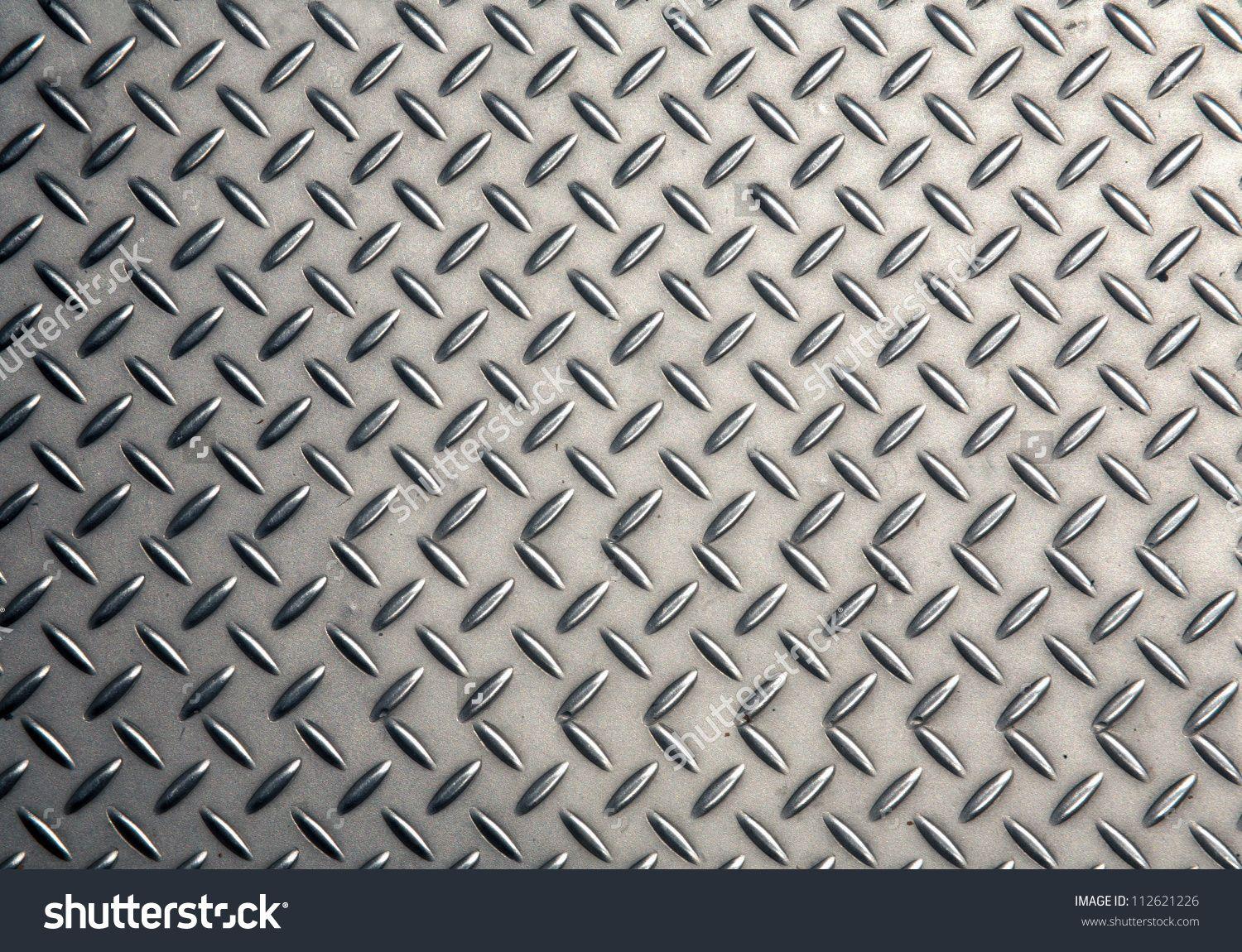 Seamless Steel Diamond Plate Texture 112621226