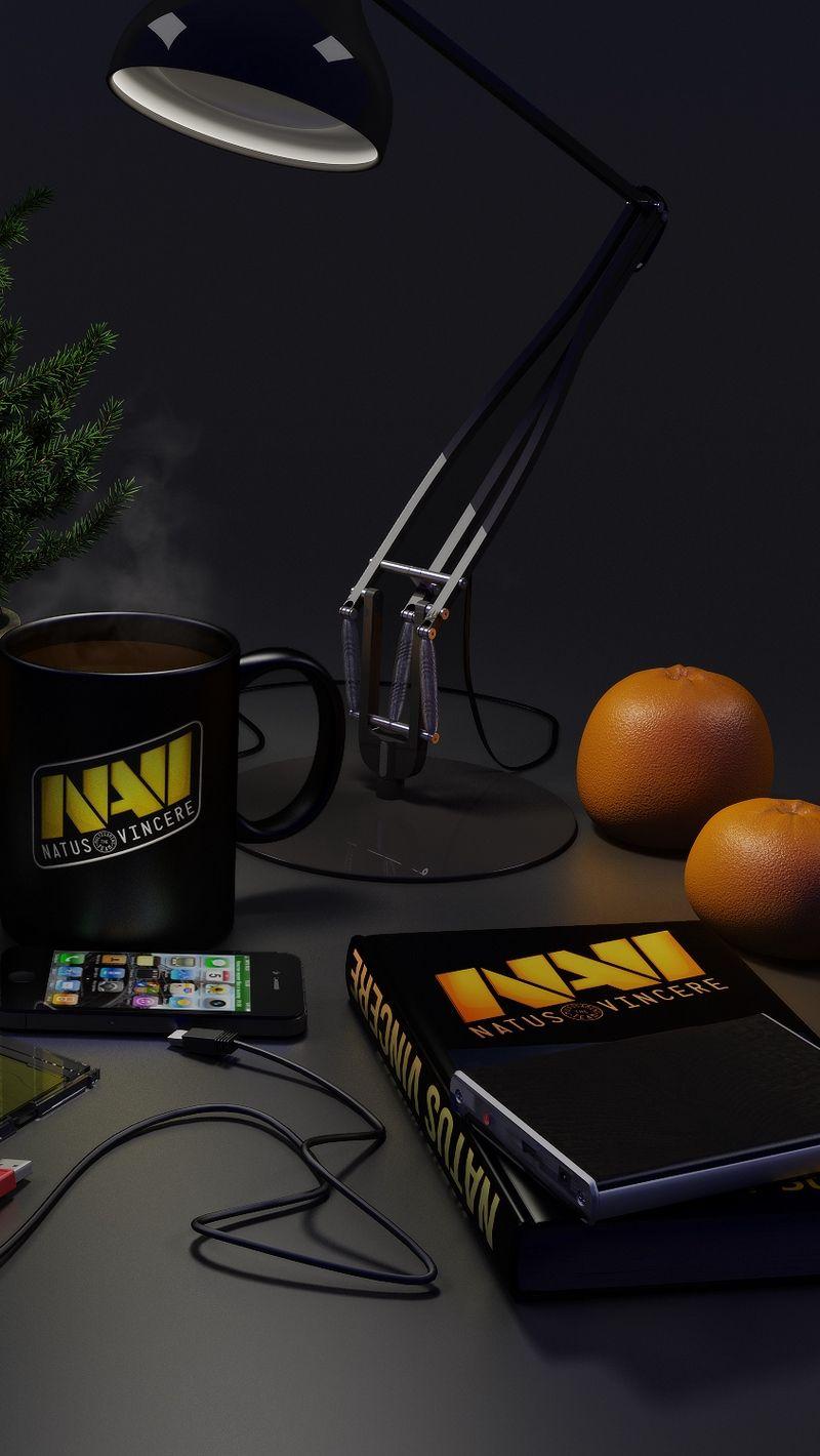 Download wallpaper 800x1420 natus vincere, navi, computer, phone